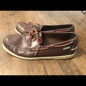 Brown Sebago size 13 Docksides
